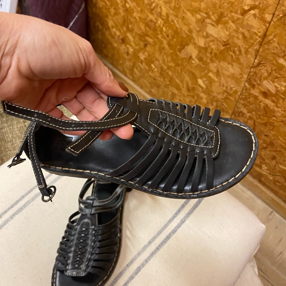 Black Frye fisherman sandals